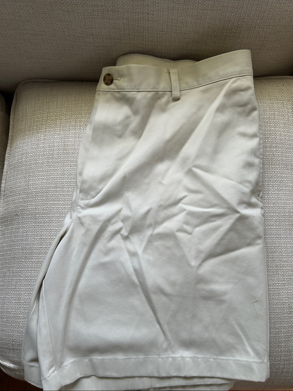 L.L. Bean Men's Cream Chino Pants